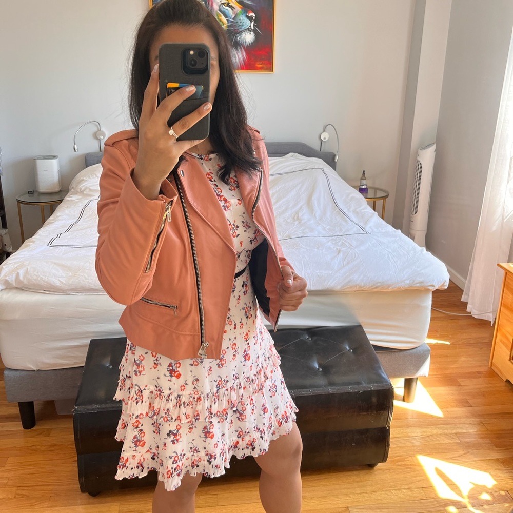 Pink Leather Jacket - Authentic Turkish Leather N… - image 1